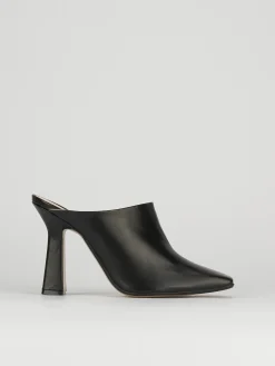 Sabot tacco 9cm pelle nero