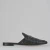 Sabot tacco 1cm pelle nero