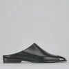 Sabot tacco 1cm pelle nero