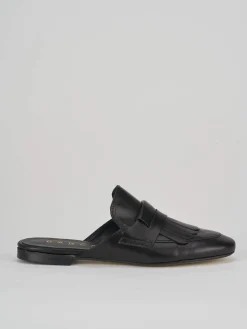 Sabot tacco 1cm pelle nero