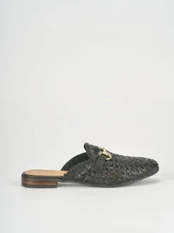 Sabot tacco 1cm pelle nero