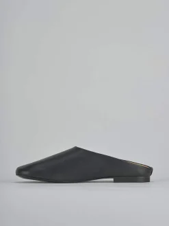 Sabot tacco 1cm pelle nero