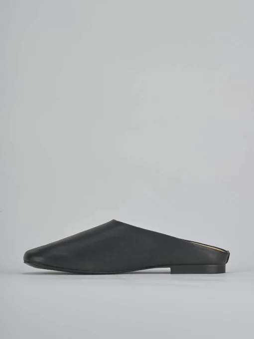 Sabot tacco 1cm pelle nero