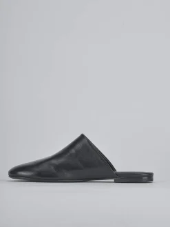 Sabot tacco 1cm pelle nero