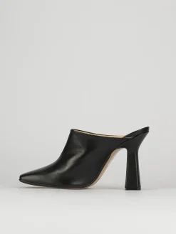 Sabot tacco 9cm pelle nero