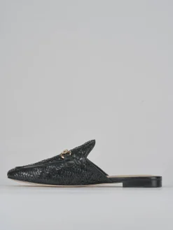 Sabot tacco 1cm pelle nero