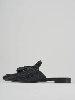 Sabot tacco 1cm pelle nero