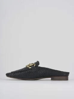 Sabot tacco 1cm pelle nero