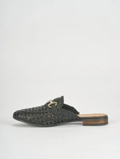 Sabot tacco 1cm pelle nero