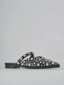 Sabot tacco 1cm pelle nero
