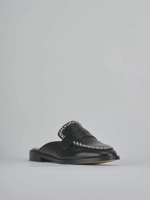 Sabot tacco 2cm pelle nero