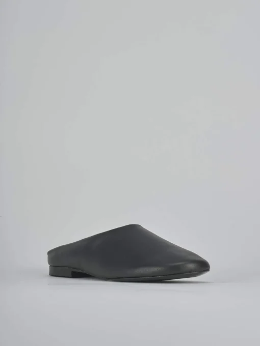 Sabot tacco 1cm pelle nero