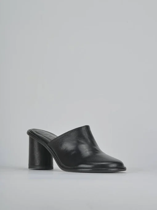 Sabot tacco 6cm pelle nero