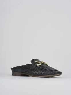 Sabot tacco 1cm pelle nero