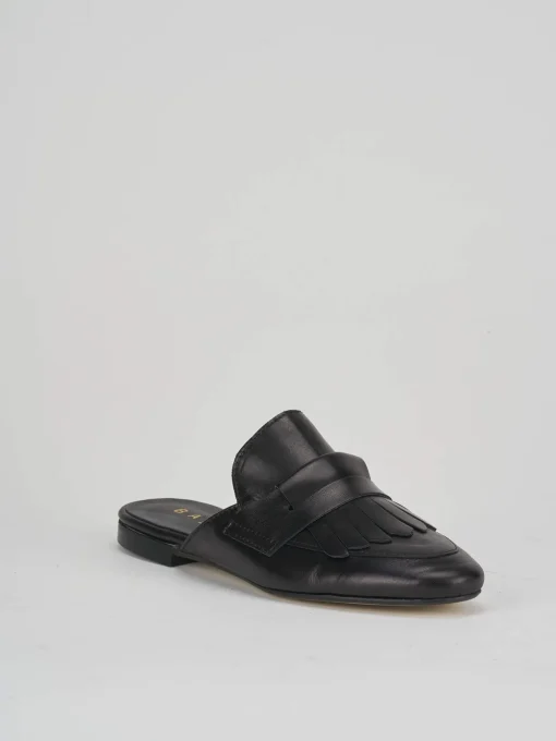Sabot tacco 1cm pelle nero