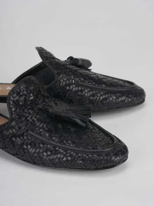Sabot tacco 1cm pelle nero