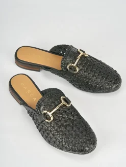 Sabot tacco 1cm pelle nero