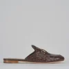 Sabot tacco 1cm pelle testa