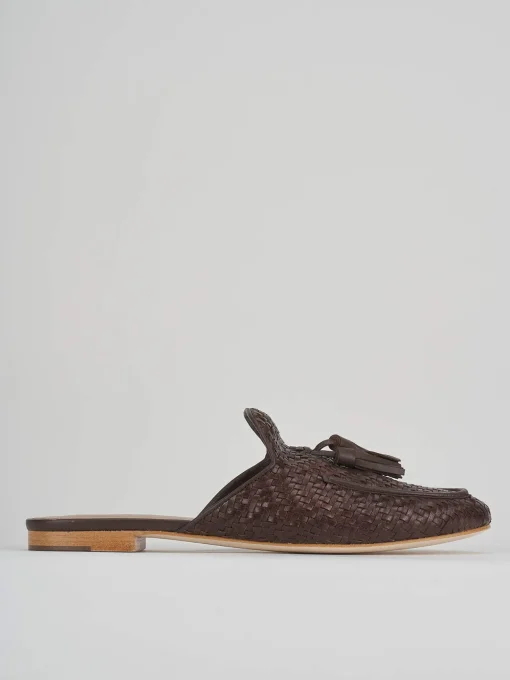 Sabot tacco 1cm pelle testa