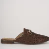 Sabot tacco 1cm pelle testa