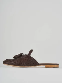 Sabot tacco 1cm pelle testa
