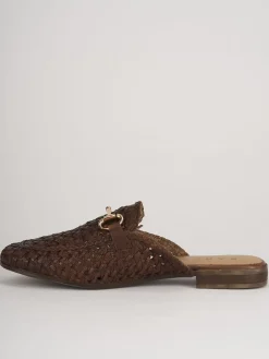Sabot tacco 1cm pelle testa