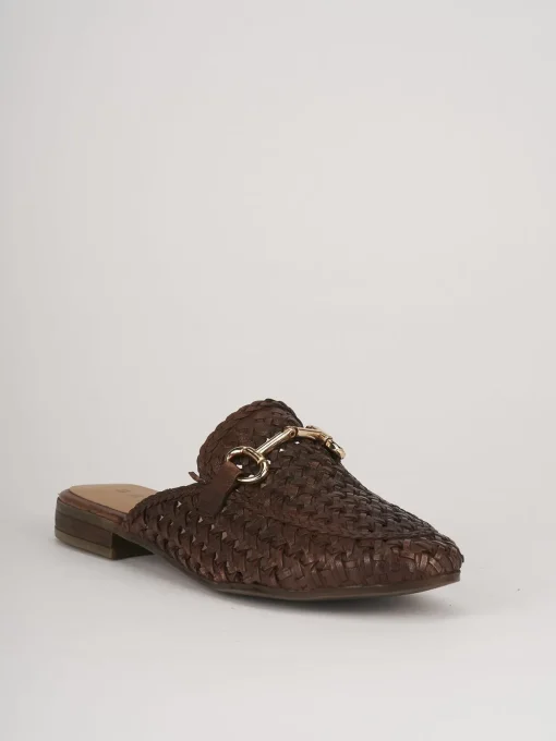 Sabot tacco 1cm pelle testa