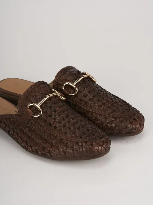 Sabot tacco 1cm pelle testa