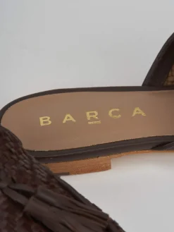 Sabot tacco 1cm pelle testa