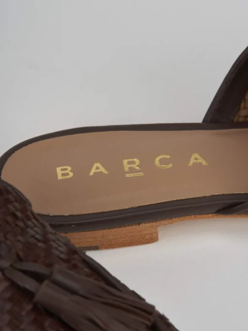 Sabot tacco 1cm pelle testa