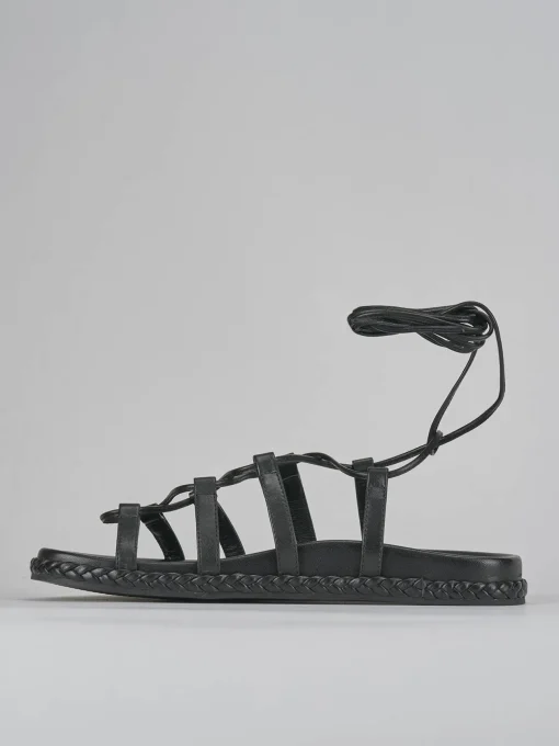 Sandali pelle nero