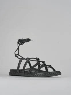 Sandali pelle nero