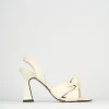 Sandali tacco 9cm pelle beige