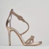 Sandali tacco 9cm pelle beige