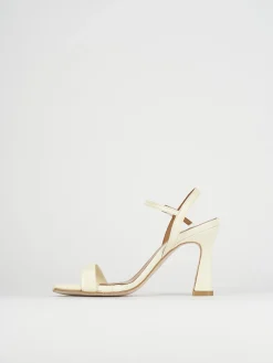Sandali tacco 9cm pelle beige