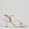 Sandali tacco 6cm pelle bianco