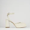 Sandali tacco 9cm pelle bianco
