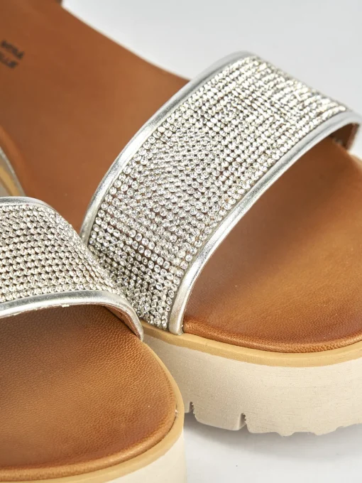 Sandali tacco 3cm pelle bianco