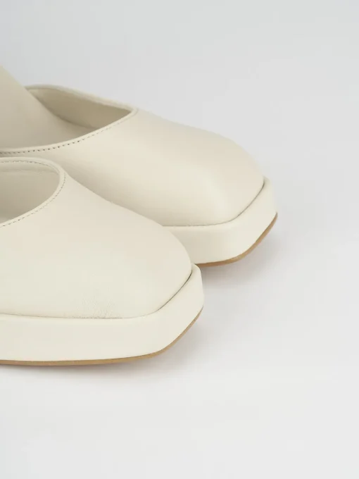 Sandali tacco 9cm pelle bianco