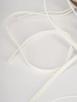 Sandali tacco 1cm pelle bianco