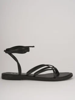 Sandali tacco 1cm pelle nero