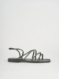 Sandali tacco 1cm pelle nero