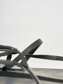 Sandali tacco 1cm pelle nero