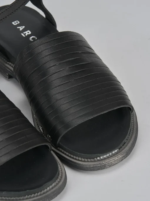 Sandali tacco 1cm pelle nero