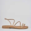 Sandali tacco 1cm pelle rosa