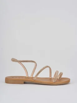 Sandali tacco 1cm pelle rosa