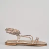 Sandali tacco 1cm pelle rosa