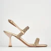 Sandali tacco 7cm pelle rosa