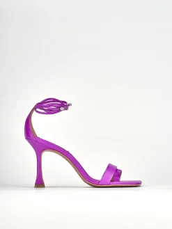 Sandali tacco 9cm pelle rosa