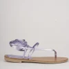 Sandali tacco 1cm pelle rosa